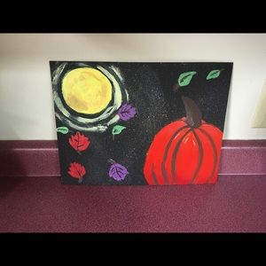 Acrylic painting on a 12x 16 canvas